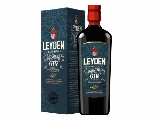 Vrijdag Premium Printing - Leyden premium botanical Gin verpakking, Kraft karton flesverpakking