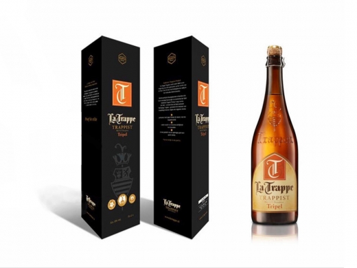 Vrijdag Premium Printing - La Trappe trappist tripel bier verpakking, Kraft karton flesverpakking